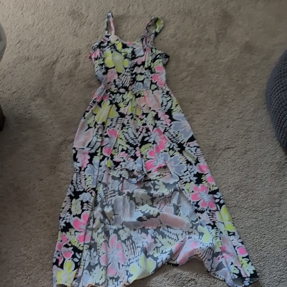 Floral Kids Dress - Multicolor
